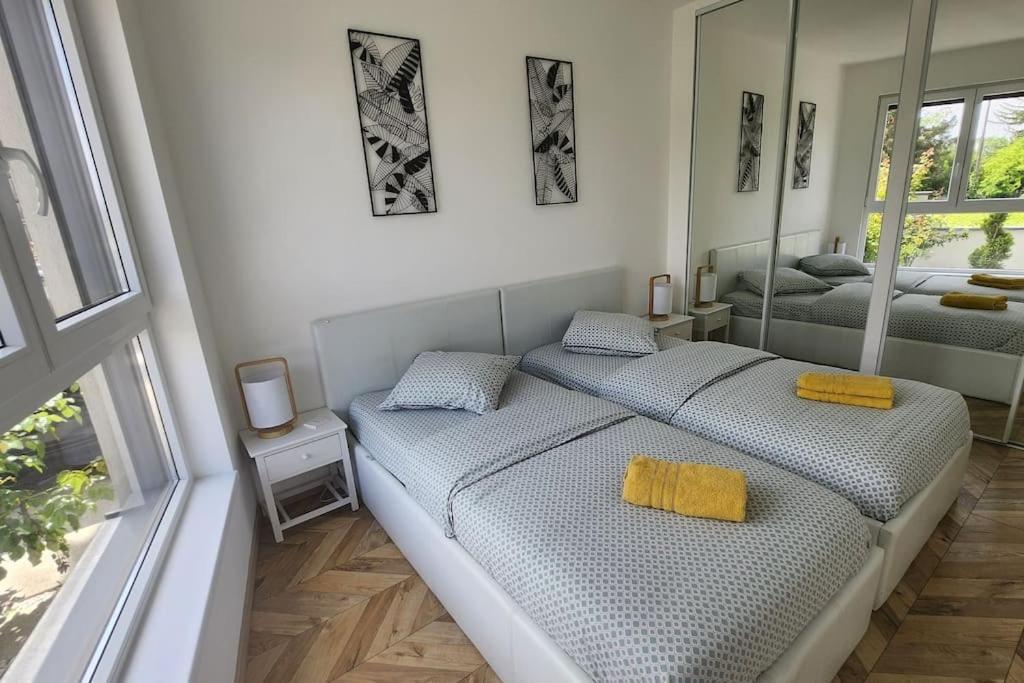 Suite Prestige Logement Neuf Avec Spa Et Ecran De Cinema En Rez De Jardin Colmar Exterior foto